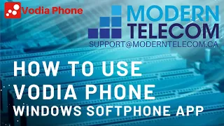 Modern Telecom Softphone for Windows