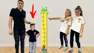 Kids Wants to Be Taller & Jump on a Trampoline!