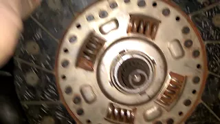Старый диск сцепления Nissan Almera N15