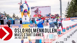 MASS-START DAMES OSLO HOLMENKOLLEN (24.03.2019)