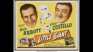 Abbott and Costello in "Little Giant" (1946)