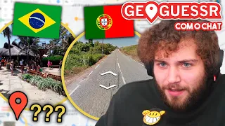 wuant explora Portugal e Brasil com o chat no GeoGuessr