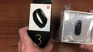 Обновлённая упаковка Xiaomi Mi Band 3 - Обзор и распаковка!