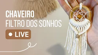 Chaveiro filtro dos sonhos - super fácil e rápido