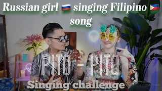 Russian Girl Singing Pito Pito (cover) | OPM | Foreigner singing Filipino song