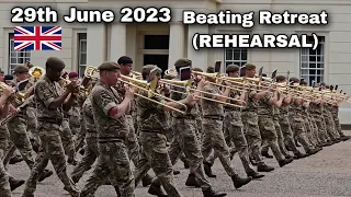 "INCREDIBLE" The Household Division Beating Retreat (REHEARSAL)