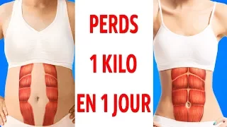 Comment Perdre 1 KG en un Jour ?