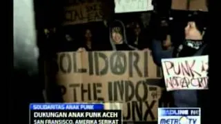 Anak Punk AS Tuntut Indonesia Bebaskan Punk Aceh