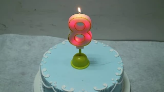 singing  number birthday candle