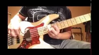 Jeff Berlin Bb Blues Chord-Tone Bass Solo #1