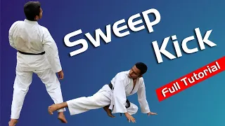 Sweep Kick Tutorial in Hindi | How to sweep kick |Sweep kick for beginners |Back sweep kick tutorial