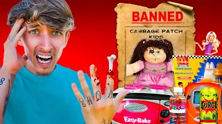 I Bought Every BANNED Item From Our Childhood!