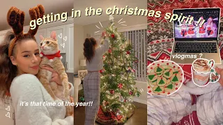 the most epic christmas vlog. || decorate with me, baking, setting up the tree, shopping, etc.