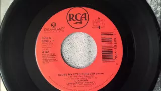 Close My Eyes Forever , Lita Ford & Ozzy Osbourne , 1989 Vinyl 45RPM