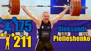 Oleksandr Pielieshenko (85kg, Ukraine) 175kg Snatch 211kg Clean and Jerk - U23 European Total Record