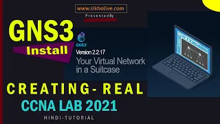 CCNA 2021# GNS3 Installation Step by step | CCNA  Real Lab Enviornment| GNS3 in Hindi