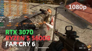 Ryzen 5 5600G + RTX 3070 в FAR CRY 6