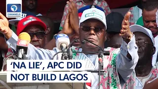FG Developed Lagos, Not APC, Atiku Says At Rally
