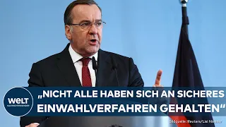 ABHÖRSKANDAL: Schuld war "individueller Anwendungsfehler" von Offizier im Ausland – Boris Pistorius