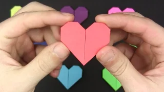 EASY Origami: HEART in 1 MINUTE. GIFT FOR MOTHER