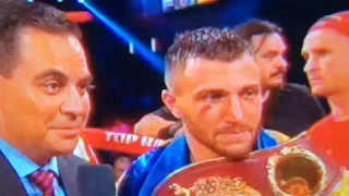 VASYL LOMACHENKO CALLS OUT GUILLERMO RIGONDEAUX AND MIKEY GARCIA AFTER BEATING MIGUEL MARRIAGA