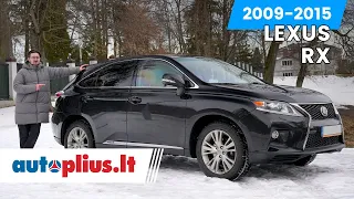 Lexus RX (2009-2015) - Autoplius.lt automobilio apžvalga