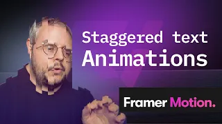 Master Staggered Text Animations with Framer Motion