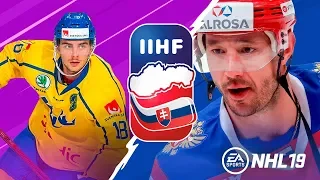 ШВЕЦИЯ VS РОССИЯ  - ЧЕМПИОНАТ МИРА ПО ХОККЕЮ 2019 - 7 ТУР