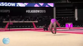 Simone Biles Floor - 2015 World Championships - Podium Training