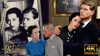 El rey Eduardo VIII y Wallis Simpson | La mujer que amaba |  Película de la familia real | 4K