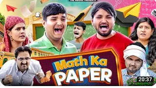 Math ka paper | the mridul | pragati | nitin | new comedy video funny video