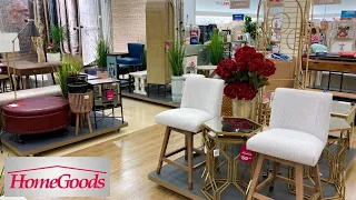 HOMEGOODS FURNITURE SHOP WITH ME COFFEE TABLES SOFAS ARMCHAIRS CONSOLES SHOPPING STORE WALK THROUGH