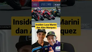 Detik-detik Alex Marquez Tabrak Luca Marini