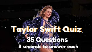 🎤 NEW Ultimate Taylor Swift Quiz 2024 | ⚠ Warning : Only for Real Swifties