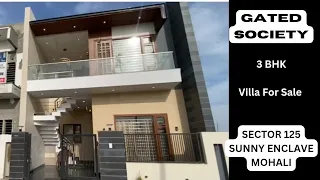 100 Gaj 3 BHK Kothi mohali property for sale in Mohali in Sector 123 Gated Society Modern Villa