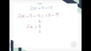 Example of mathematical equations