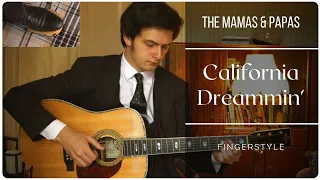 Mamas & Papas - California dreaming || Fingerstyle + stompbox