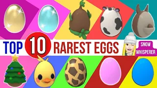 TOP 10 Rarest Eggs Trading Value list - Adopt Me, Roblox! Updated 2022!