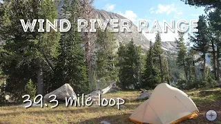 Wind River Range 39.3 mile backpacking loop