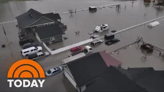 Relentless rain creates flooding emergency in Pacific Northwest