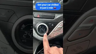Chilled Car in just 2 minutes - AC Hacks 🚗  #shorts