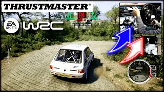 Peugeot 205 GTI Rally Iberia / Thrustmaster H-Shifter + Handbrake EA Sports WRC Wheel cam