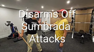 FMA Kali Beginners II: 5 Disarms from 4 Angles Off 5 Count Sumbrada Attacks