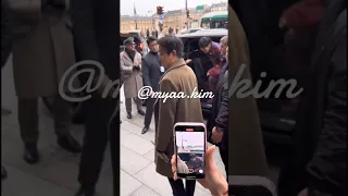 Jhope Walking through Streets to Luis vuitton Show in Paris😍 #jhope #bts #shorts #parisfashionweek