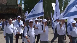 Yearly memorial march at Auschwitz overshadowed by Israel-Hamas war