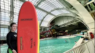 SURFING in a WAVE POOL near NYC! 🏄‍♀️