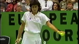 Steffi Graf vs Gabriela Sabatini || European Indoors 1990 Final || Full match || Best quality