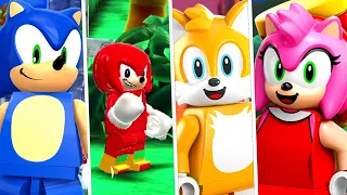 Sonic Superstars - All Lego Outfits! (Lego Fun Pack DLC)