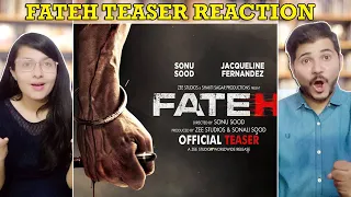 Couple Reaction on FATEH | Official Teaser | Sonu Sood | Jacqueline Fernandez | 2024