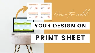 How to Print Multiple Thank You Cards  on One Page with Canva